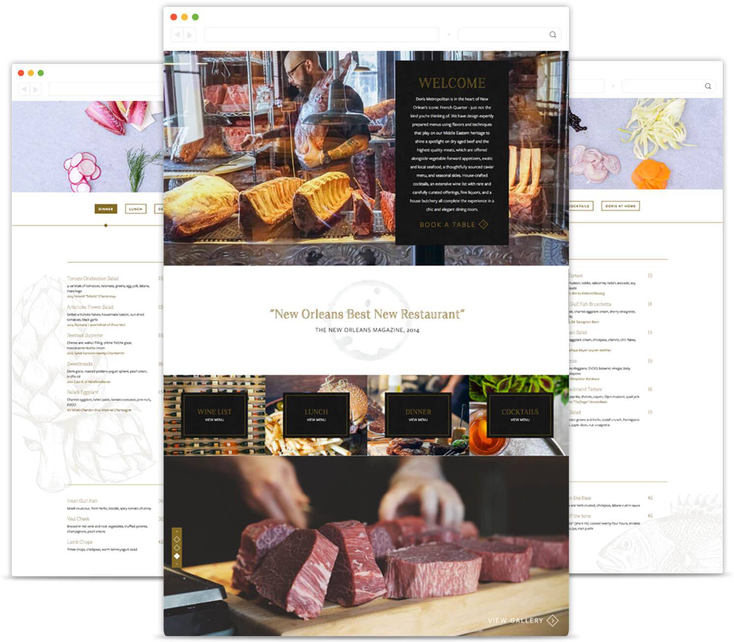 restaurant website case study